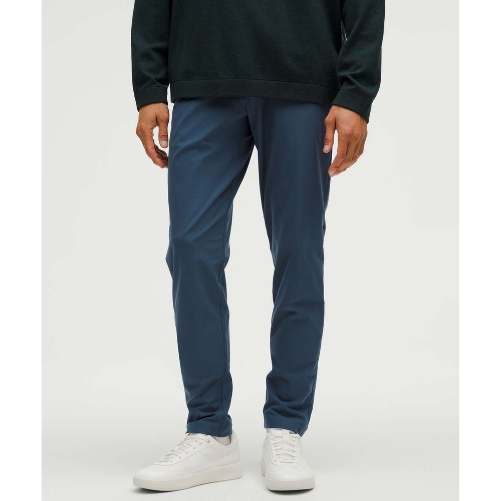 Lululemon ABC Pants Mens 34x30 Navy Blue Slim Fit Commission Performance Stretch